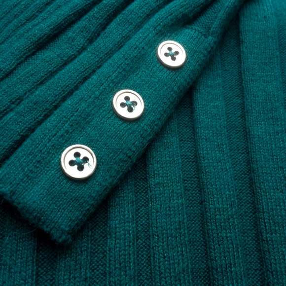 Liz Claiborne Emerald Green V Neck Sweater Size XXL - Picture 5 of 6